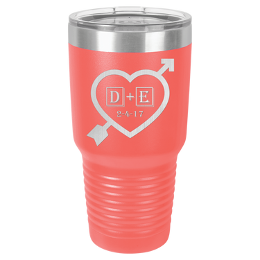 D+E Romantic Tumbler